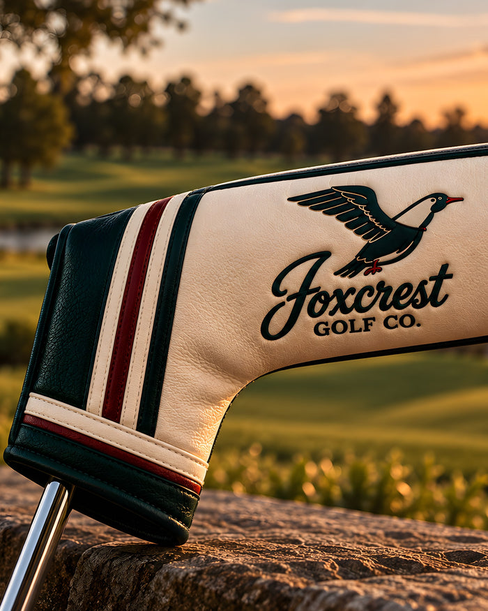 Foxcrest leather blade putter cover